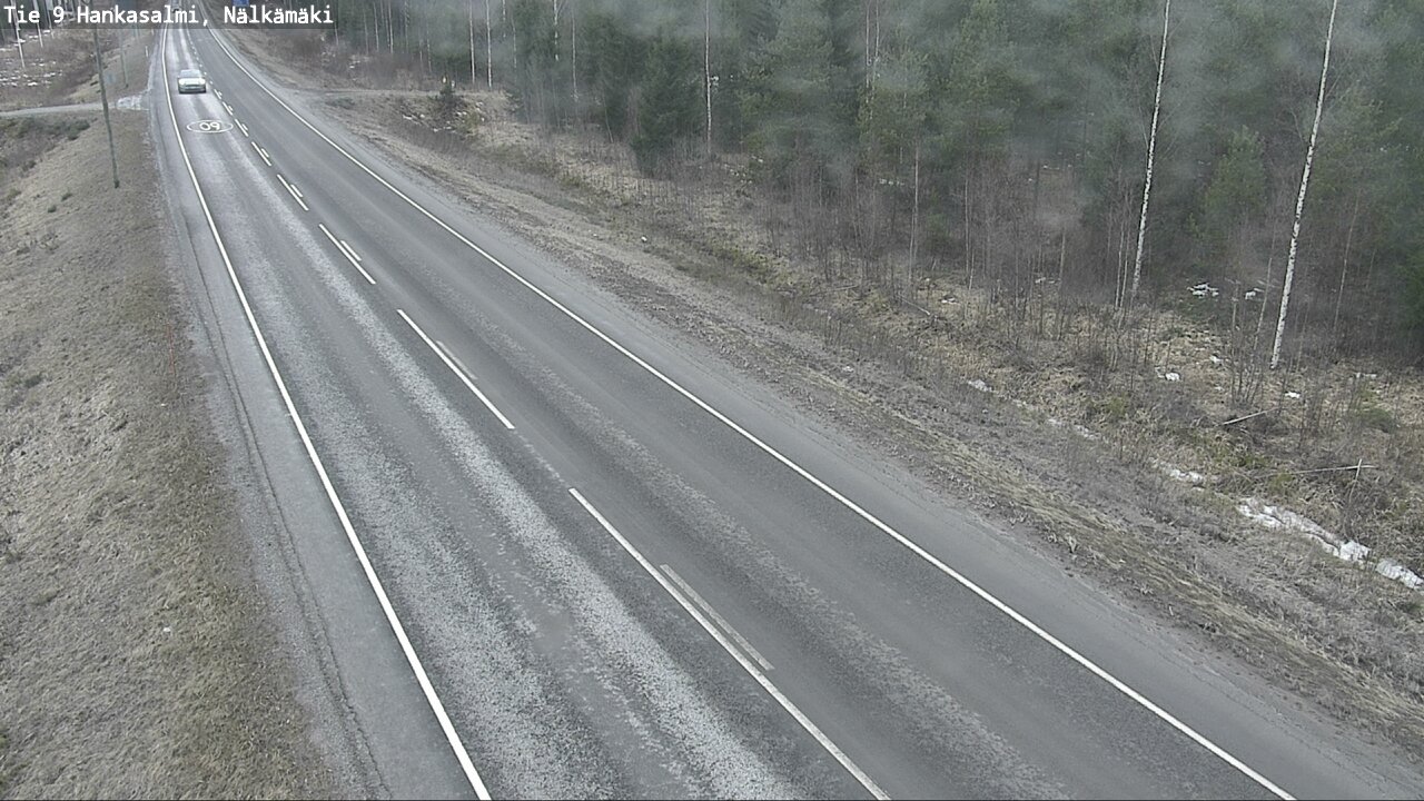 Weather Camera Image Road 9 Hankasalmi, Nälkämäki, Hankasalmi, Keski-Suomi