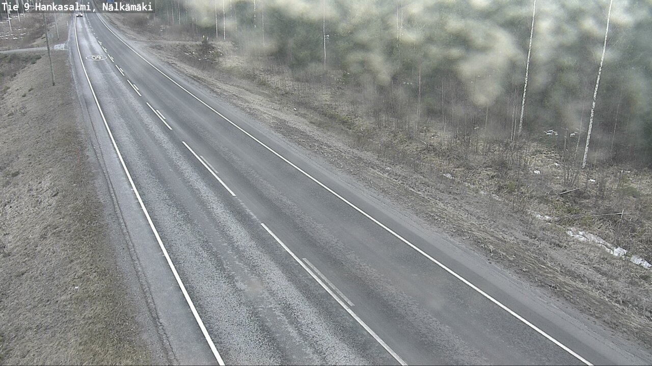 Weather Camera Image Väg 9 Hankasalmi, Nälkämäki, Hankasalmi, Keski-Suomi