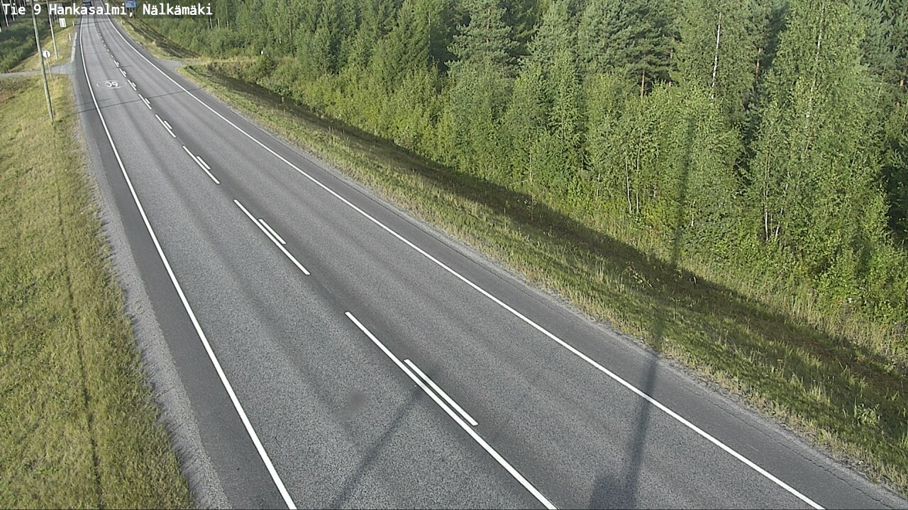 Weather Camera Image Road 9 Hankasalmi, Nälkämäki, Hankasalmi, Keski-Suomi