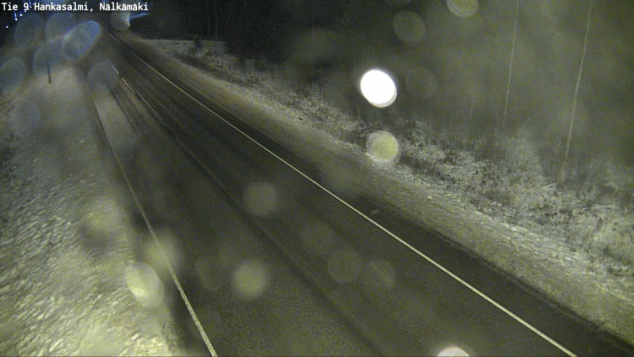 Weather Camera Image Road 9 Hankasalmi, Nälkämäki, Hankasalmi, Keski-Suomi