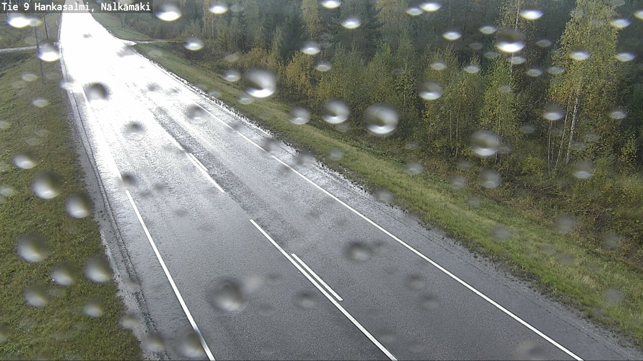 Weather Camera Image Väg 9 Hankasalmi, Nälkämäki, Hankasalmi, Keski-Suomi