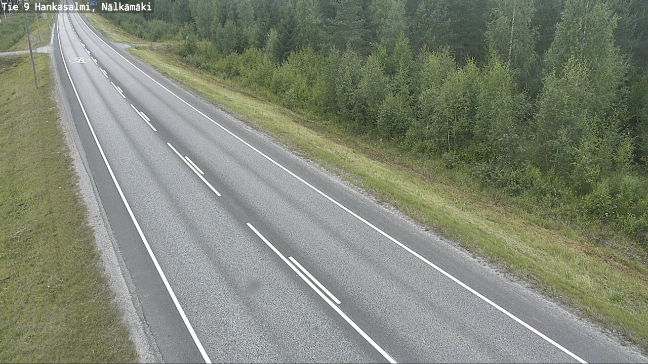 Weather Camera Image Road 9 Hankasalmi, Nälkämäki, Hankasalmi, Keski-Suomi