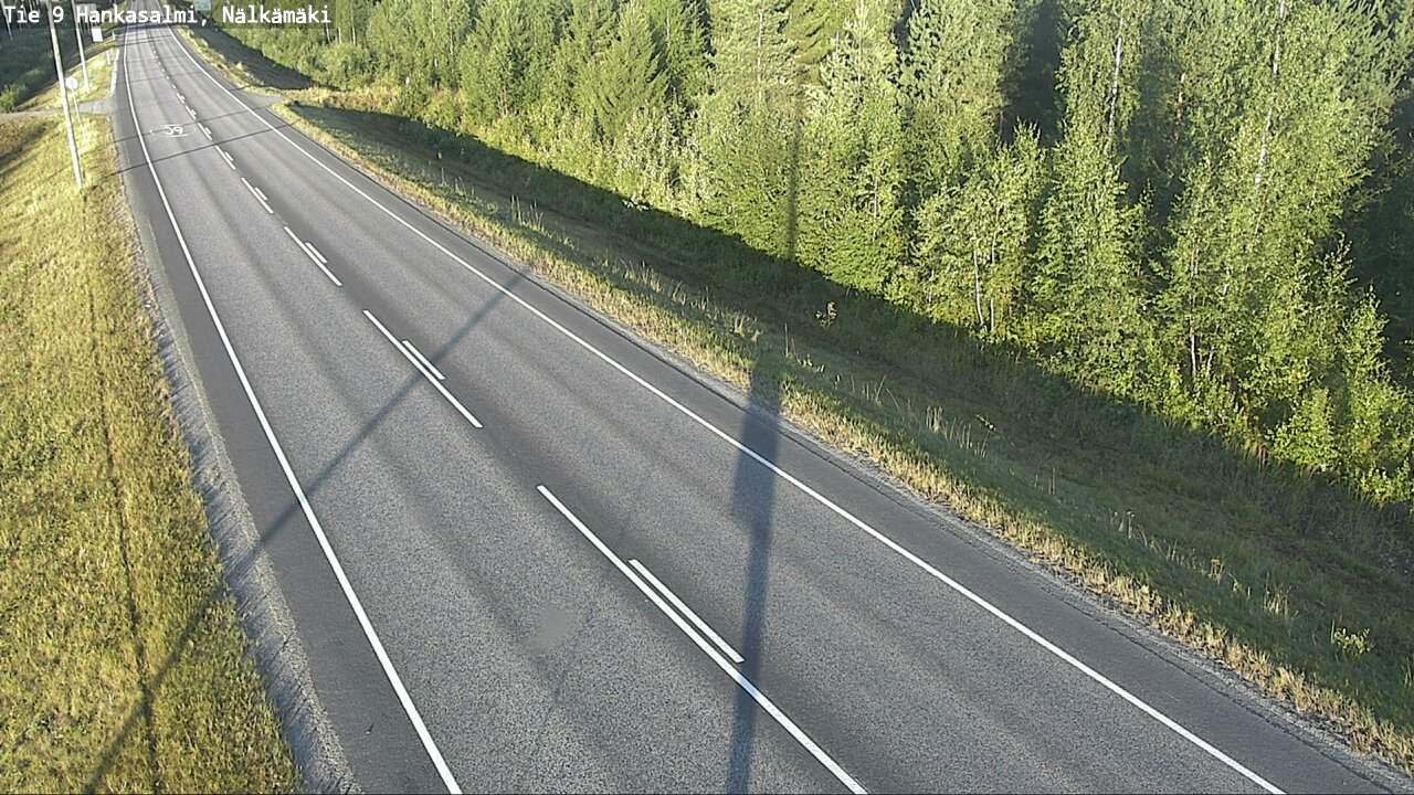 Weather Camera Image Road 9 Hankasalmi, Nälkämäki, Hankasalmi, Keski-Suomi