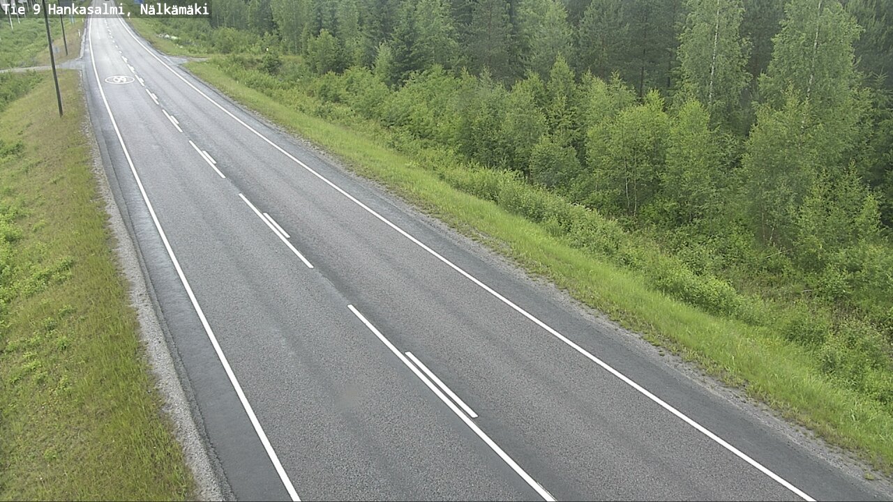 Weather Camera Image Road 9 Hankasalmi, Nälkämäki, Hankasalmi, Keski-Suomi