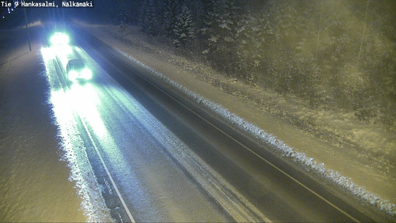 Weather Camera Image Road 9 Hankasalmi, Nälkämäki, Hankasalmi, Keski-Suomi