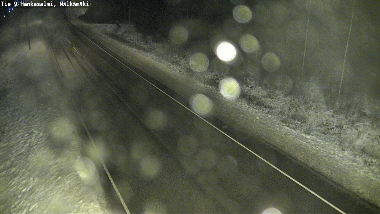 Weather Camera Image Road 9 Hankasalmi, Nälkämäki, Hankasalmi, Keski-Suomi
