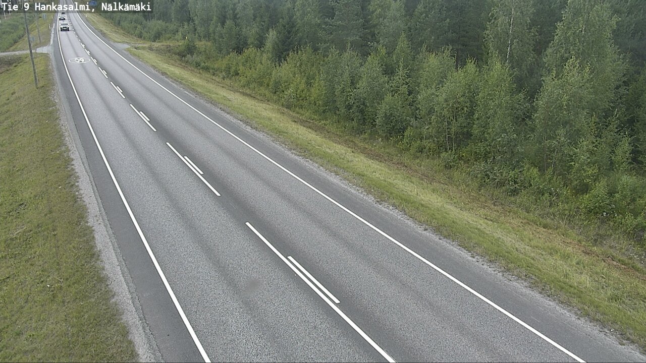 Weather Camera Image Road 9 Hankasalmi, Nälkämäki, Hankasalmi, Keski-Suomi