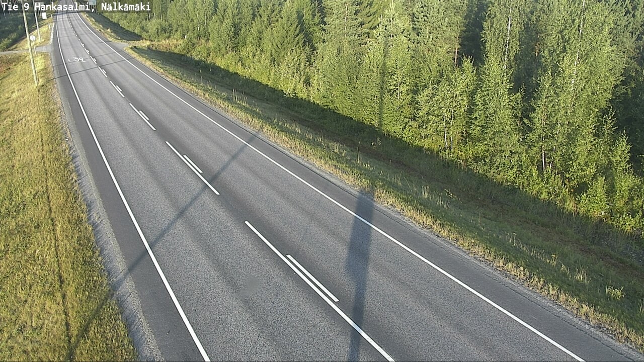 Weather Camera Image Road 9 Hankasalmi, Nälkämäki, Hankasalmi, Keski-Suomi
