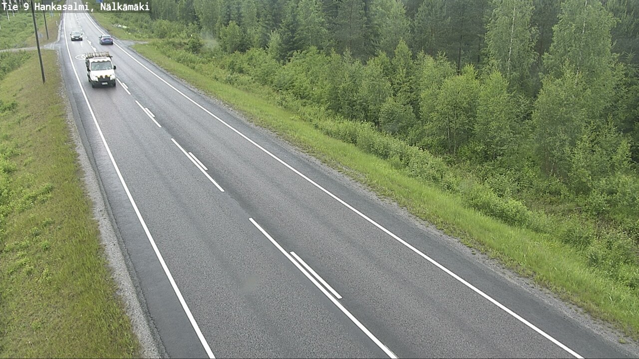 Weather Camera Image Road 9 Hankasalmi, Nälkämäki, Hankasalmi, Keski-Suomi