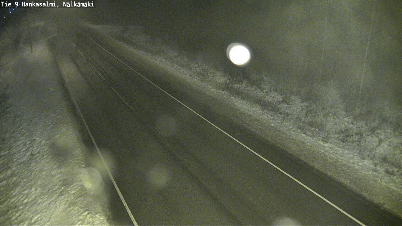 Weather Camera Image Road 9 Hankasalmi, Nälkämäki, Hankasalmi, Keski-Suomi