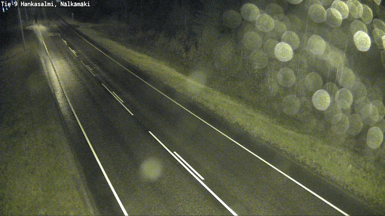 Weather Camera Image Väg 9 Hankasalmi, Nälkämäki, Hankasalmi, Keski-Suomi