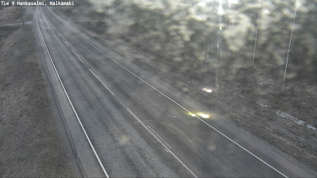 Weather Camera Image Väg 9 Hankasalmi, Nälkämäki, Hankasalmi, Keski-Suomi
