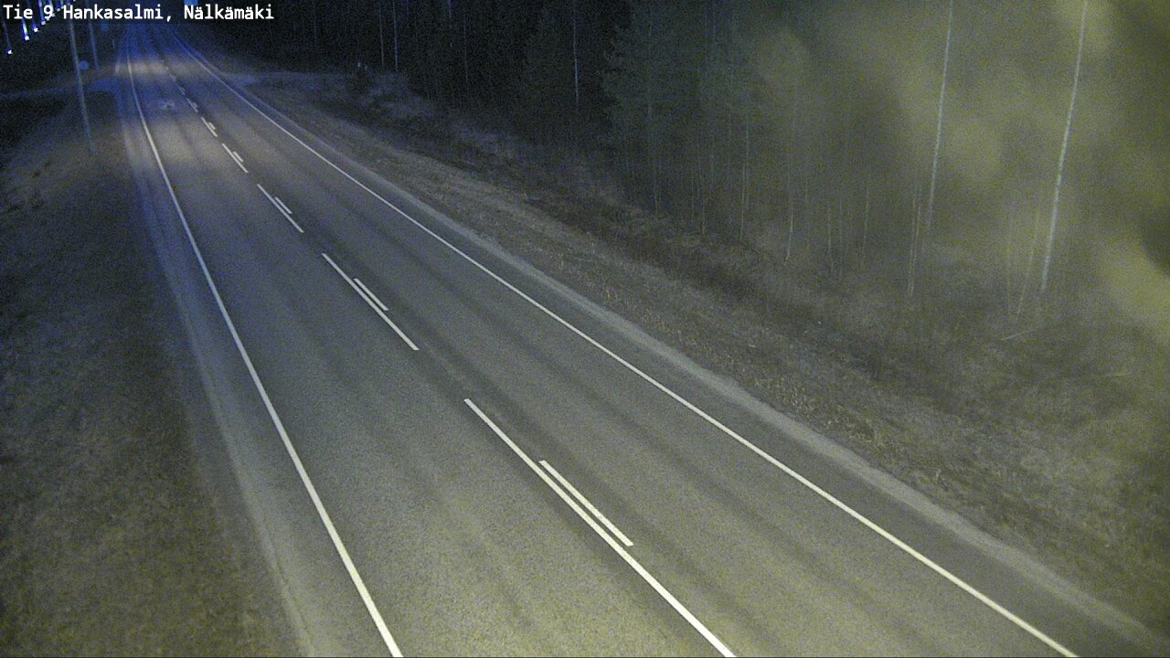 Weather Camera Image Road 9 Hankasalmi, Nälkämäki, Hankasalmi, Keski-Suomi