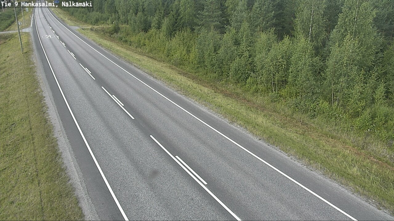 Weather Camera Image Road 9 Hankasalmi, Nälkämäki, Hankasalmi, Keski-Suomi