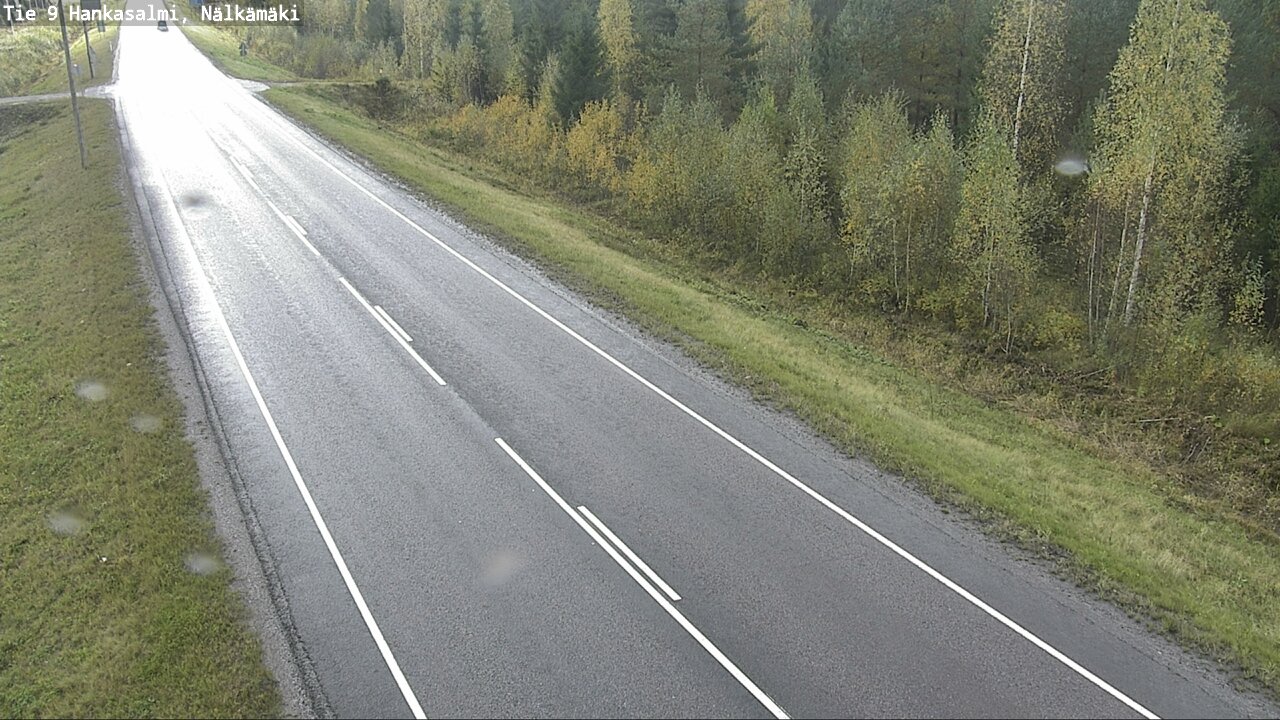 Weather Camera Image Väg 9 Hankasalmi, Nälkämäki, Hankasalmi, Keski-Suomi