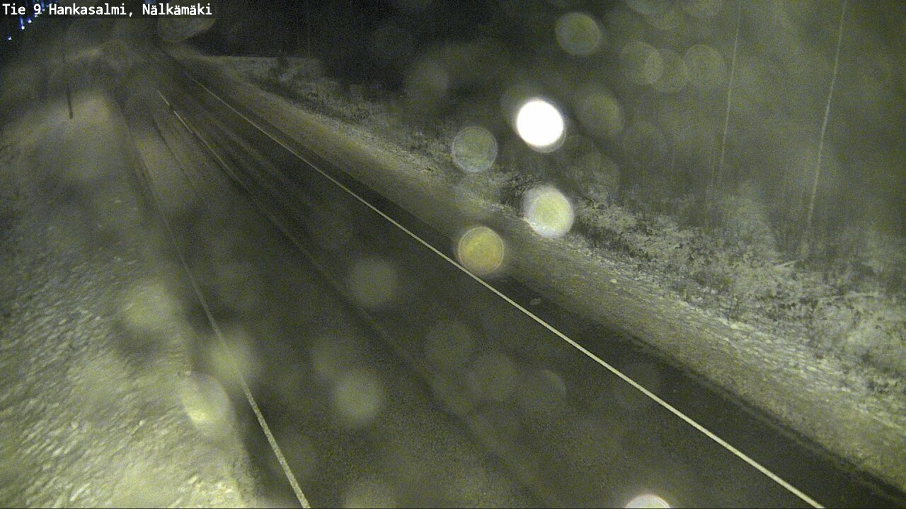 Weather Camera Image Road 9 Hankasalmi, Nälkämäki, Hankasalmi, Keski-Suomi