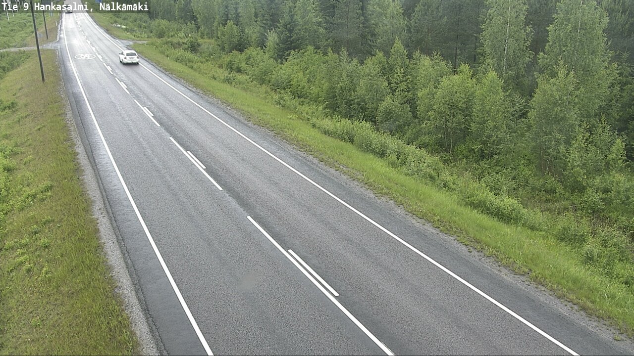 Weather Camera Image Road 9 Hankasalmi, Nälkämäki, Hankasalmi, Keski-Suomi