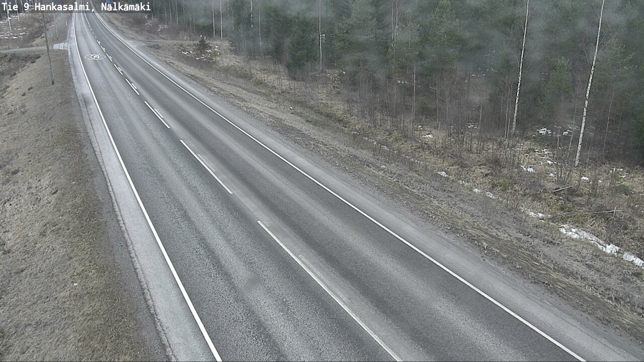 Weather Camera Image Road 9 Hankasalmi, Nälkämäki, Hankasalmi, Keski-Suomi