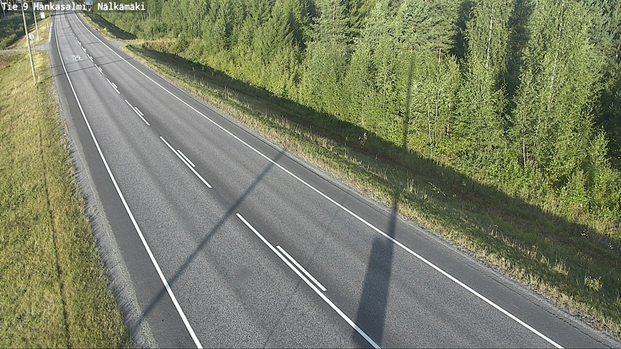 Weather Camera Image Road 9 Hankasalmi, Nälkämäki, Hankasalmi, Keski-Suomi