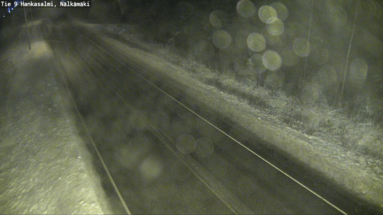 Weather Camera Image Road 9 Hankasalmi, Nälkämäki, Hankasalmi, Keski-Suomi