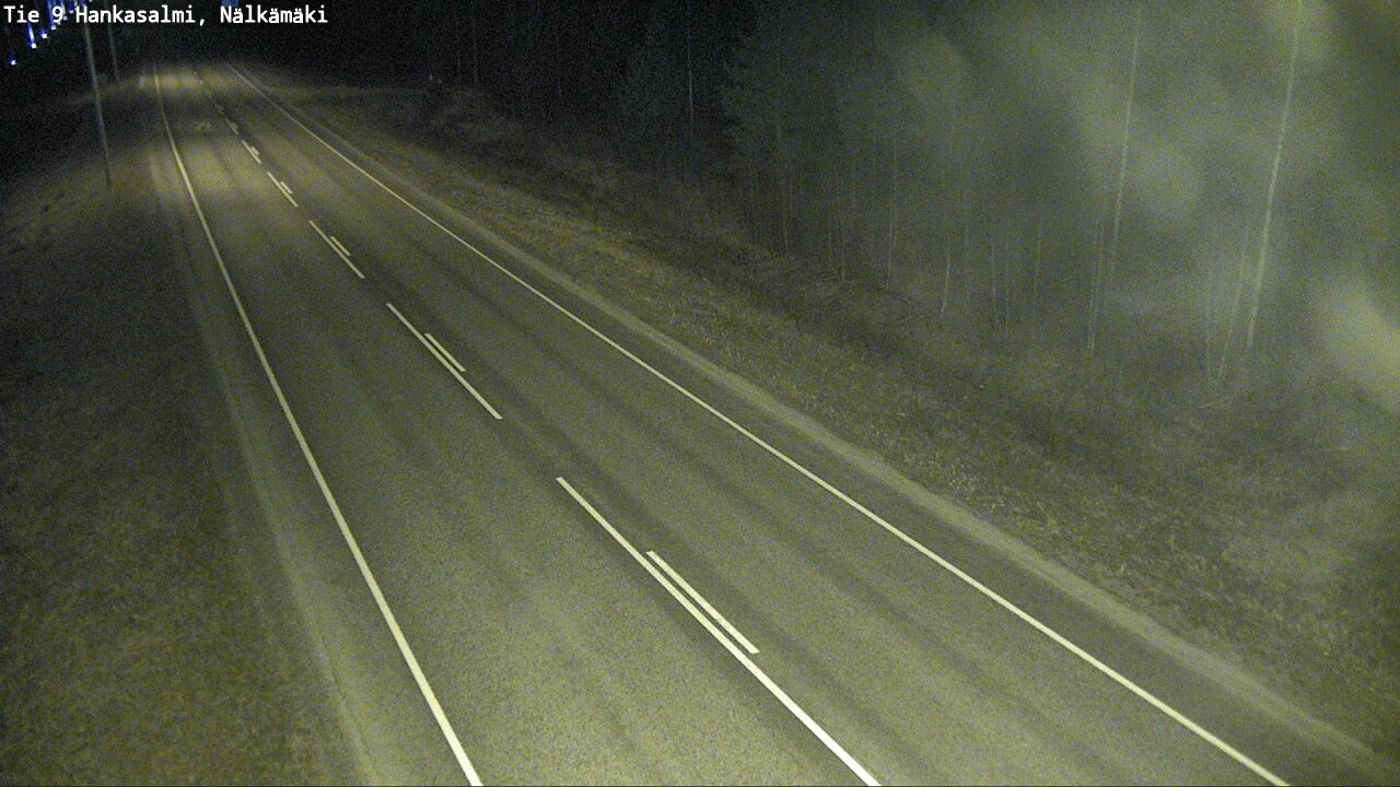 Weather Camera Image Road 9 Hankasalmi, Nälkämäki, Hankasalmi, Keski-Suomi