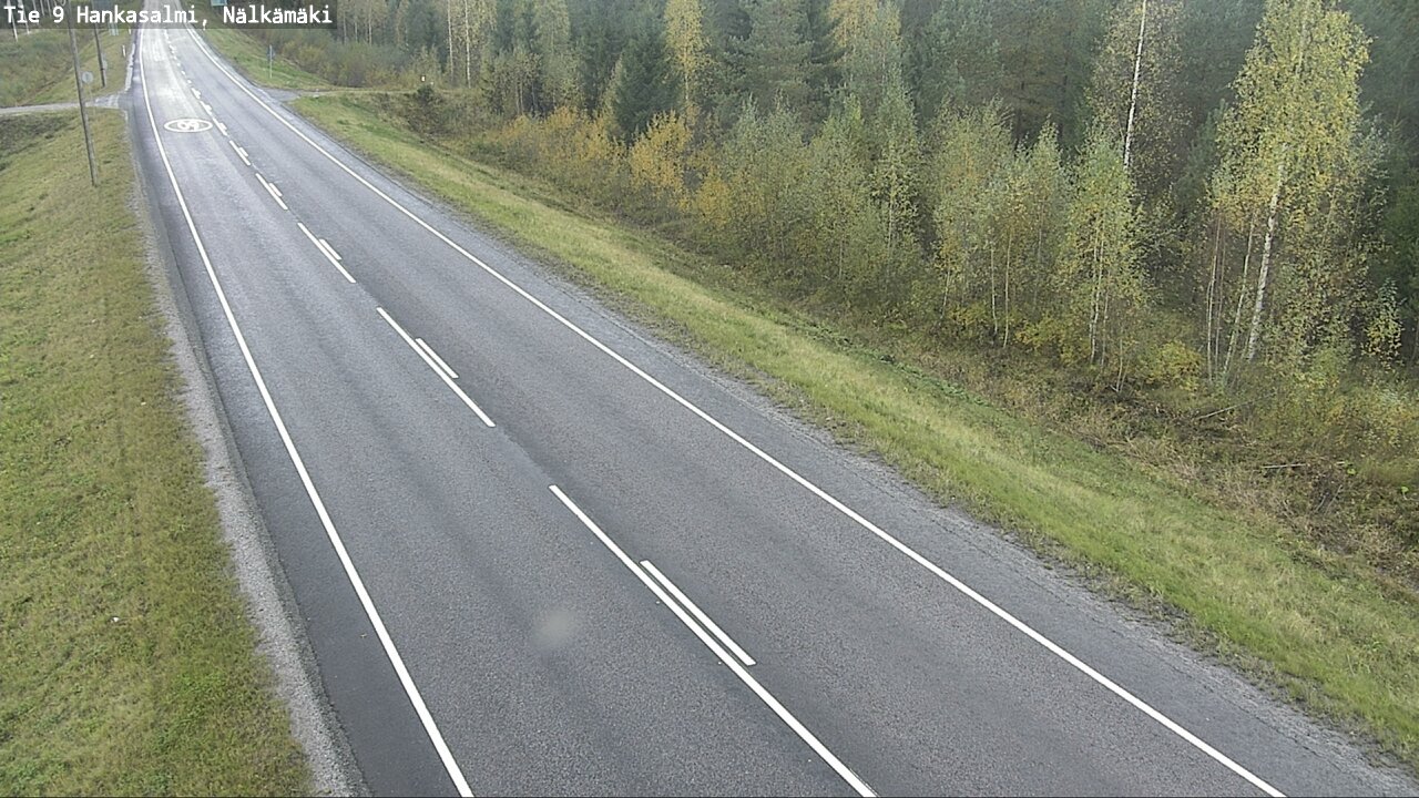 Weather Camera Image Road 9 Hankasalmi, Nälkämäki, Hankasalmi, Keski-Suomi