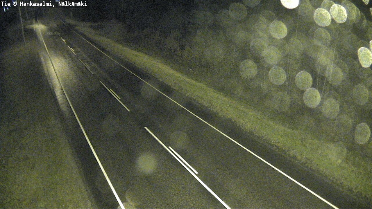 Weather Camera Image Väg 9 Hankasalmi, Nälkämäki, Hankasalmi, Keski-Suomi