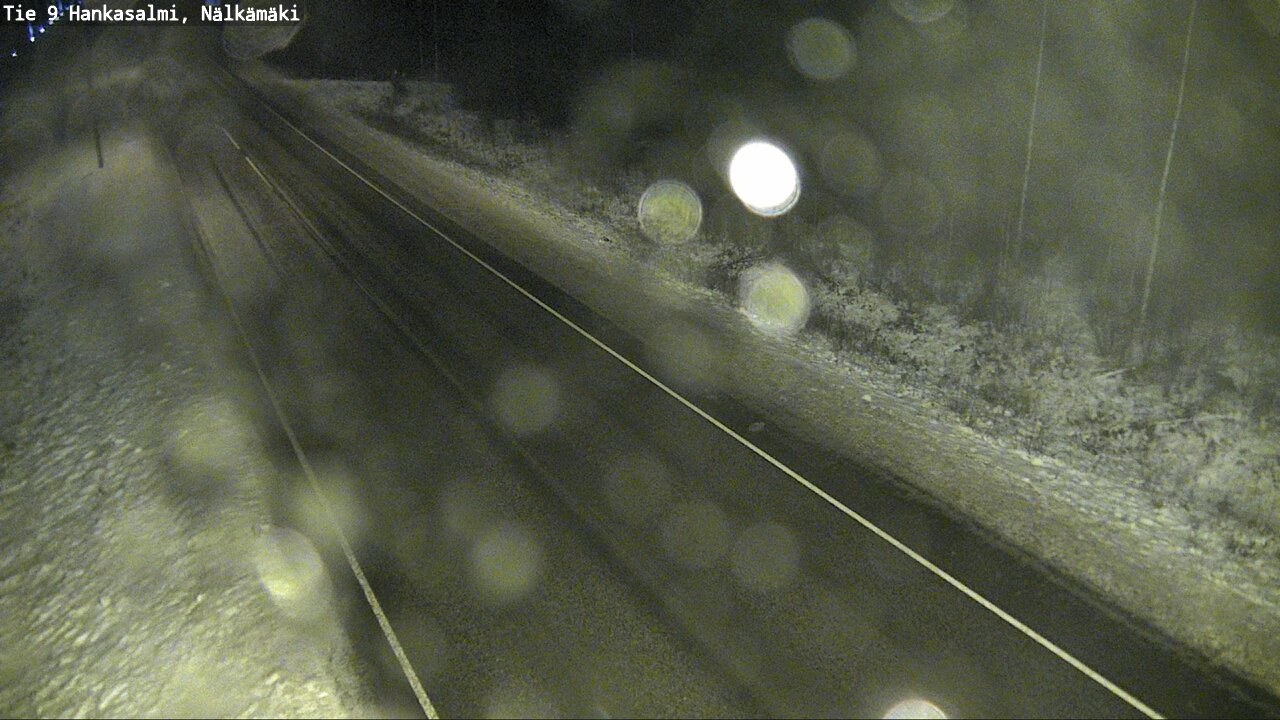 Weather Camera Image Road 9 Hankasalmi, Nälkämäki, Hankasalmi, Keski-Suomi