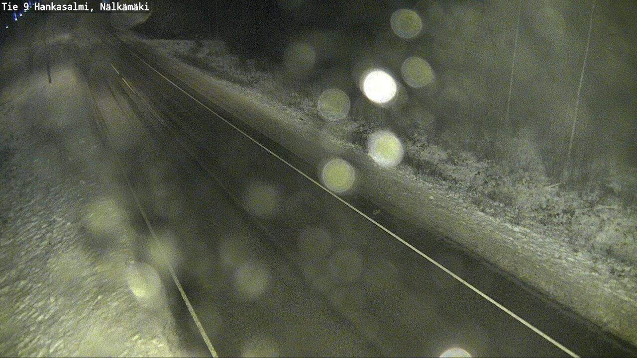 Weather Camera Image Road 9 Hankasalmi, Nälkämäki, Hankasalmi, Keski-Suomi