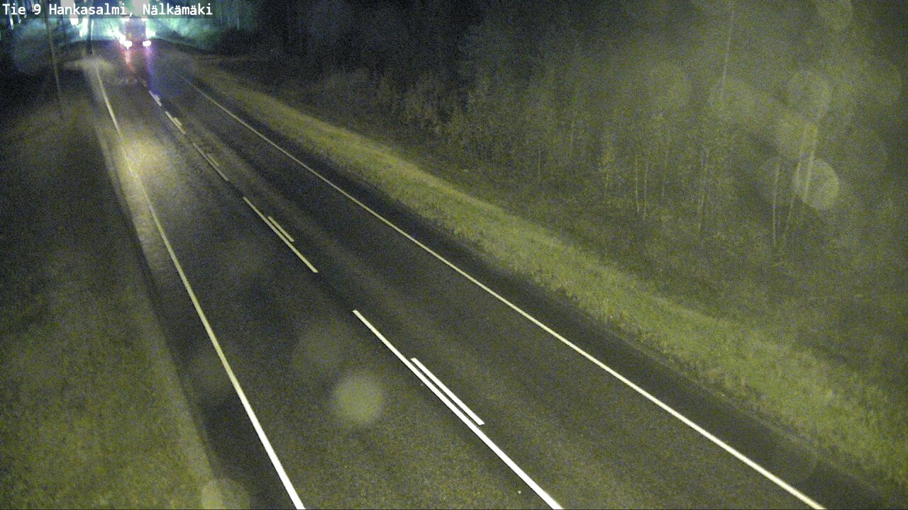 Weather Camera Image Väg 9 Hankasalmi, Nälkämäki, Hankasalmi, Keski-Suomi