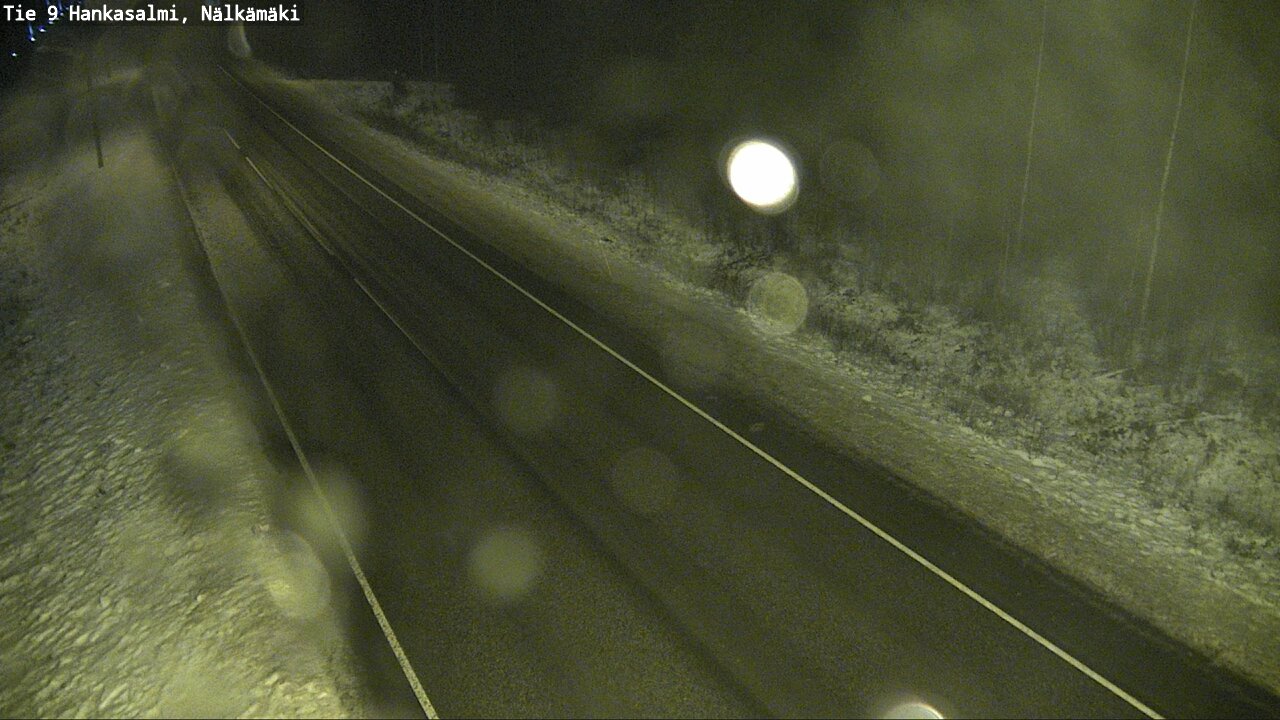 Weather Camera Image Road 9 Hankasalmi, Nälkämäki, Hankasalmi, Keski-Suomi