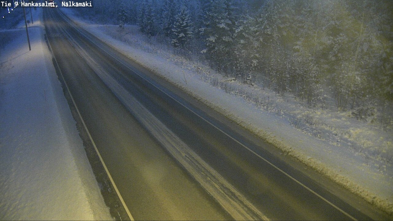 Weather Camera Image Road 9 Hankasalmi, Nälkämäki, Hankasalmi, Keski-Suomi