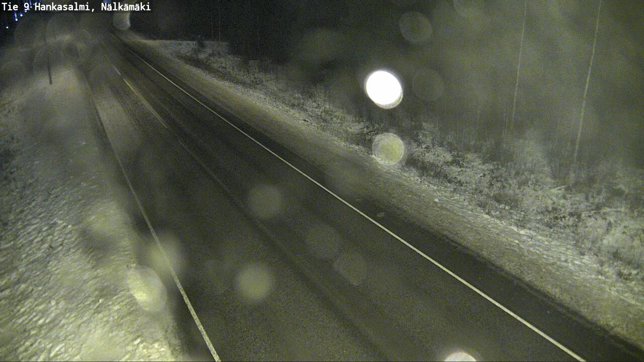 Weather Camera Image Road 9 Hankasalmi, Nälkämäki, Hankasalmi, Keski-Suomi