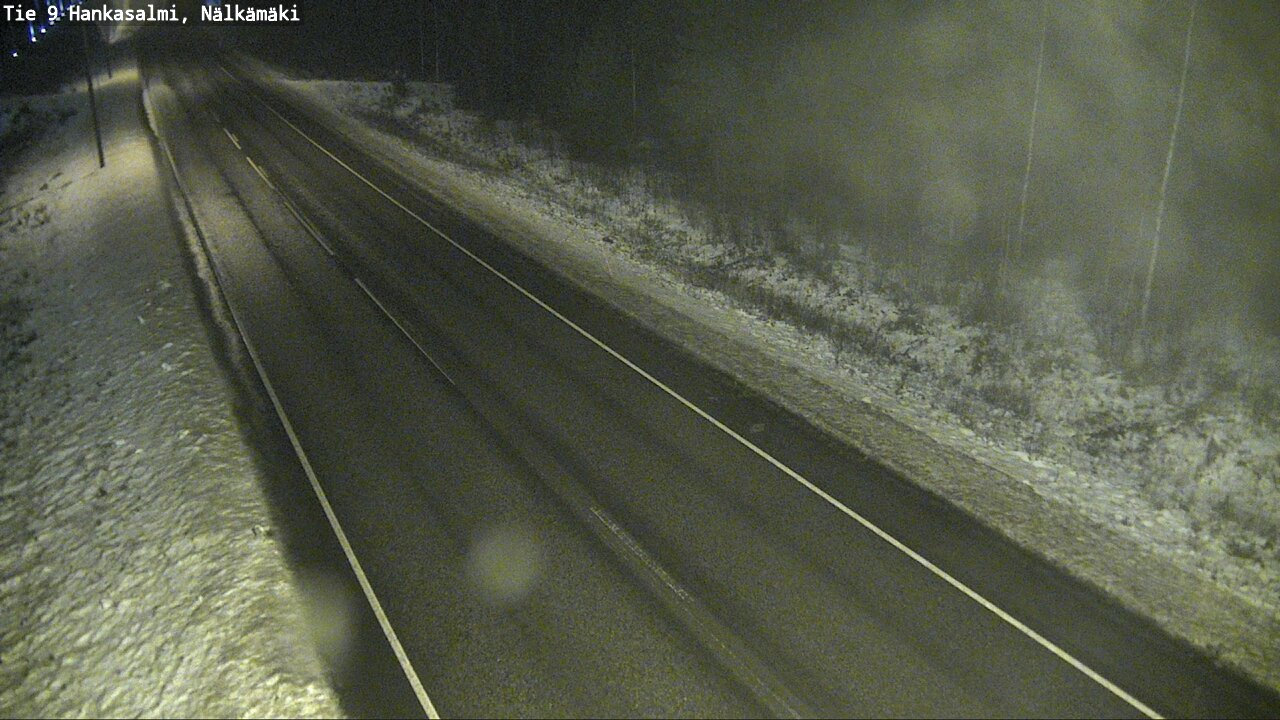 Weather Camera Image Road 9 Hankasalmi, Nälkämäki, Hankasalmi, Keski-Suomi