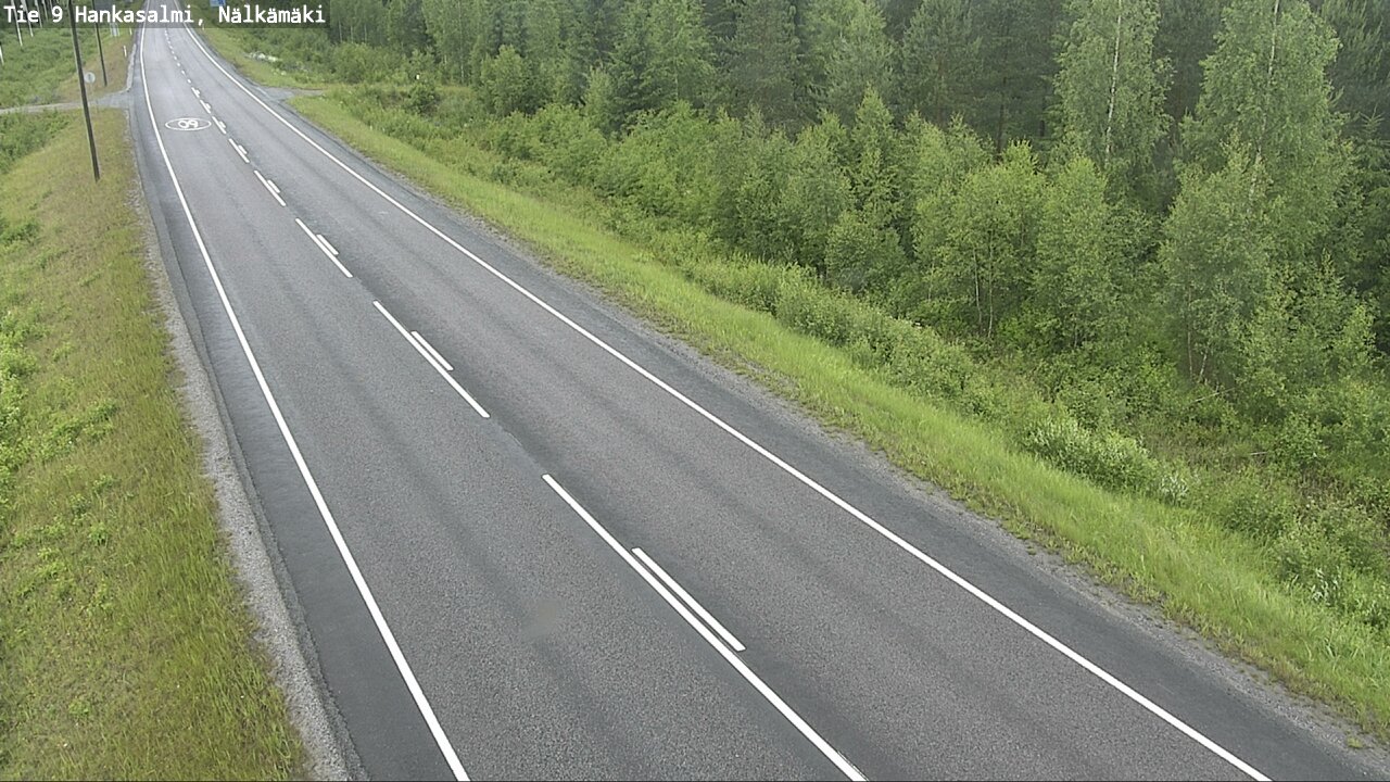 Weather Camera Image Road 9 Hankasalmi, Nälkämäki, Hankasalmi, Keski-Suomi