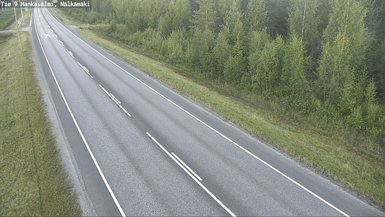 Weather Camera Image Road 9 Hankasalmi, Nälkämäki, Hankasalmi, Keski-Suomi