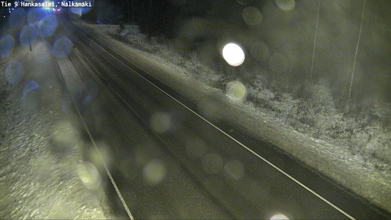 Weather Camera Image Road 9 Hankasalmi, Nälkämäki, Hankasalmi, Keski-Suomi
