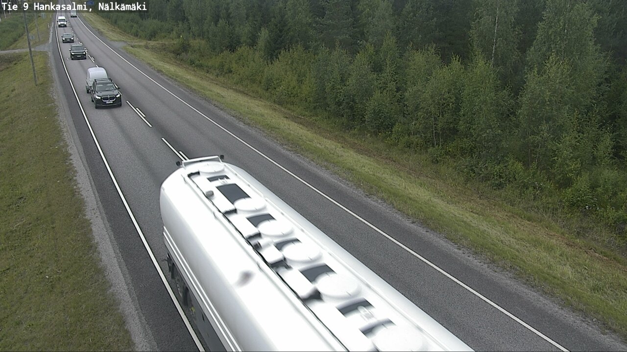 Weather Camera Image Road 9 Hankasalmi, Nälkämäki, Hankasalmi, Keski-Suomi