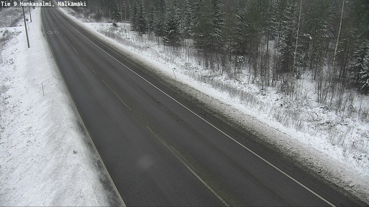 Weather Camera Image Road 9 Hankasalmi, Nälkämäki, Hankasalmi, Keski-Suomi