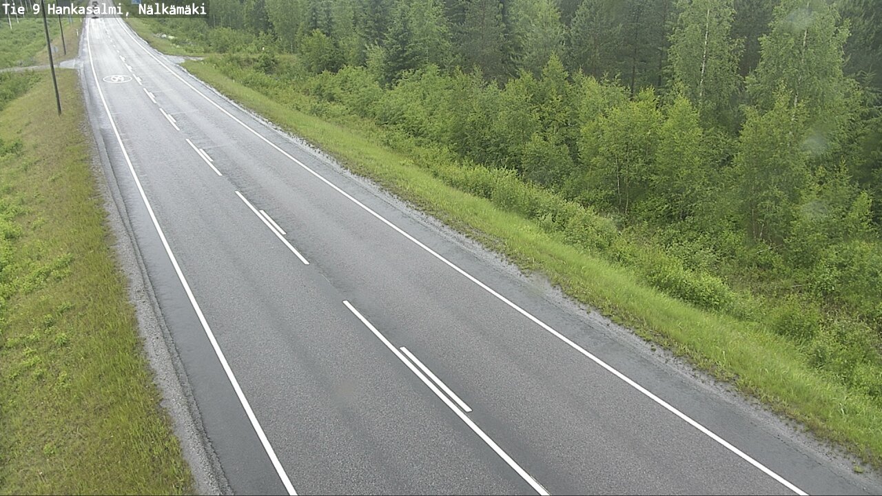 Weather Camera Image Road 9 Hankasalmi, Nälkämäki, Hankasalmi, Keski-Suomi