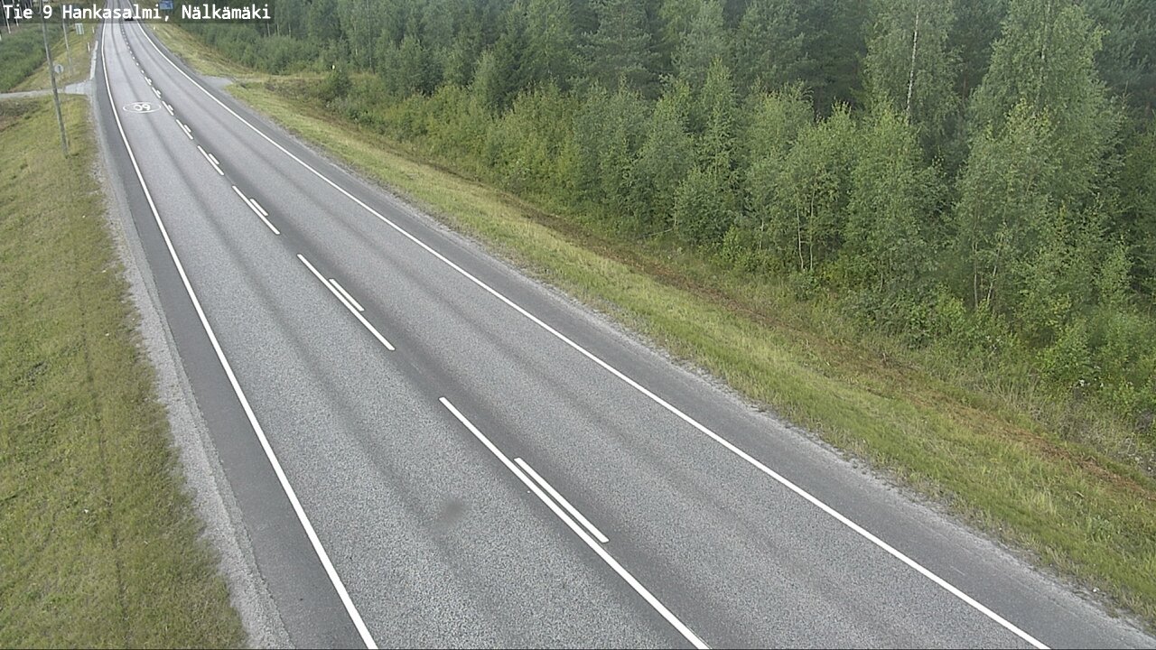 Weather Camera Image Road 9 Hankasalmi, Nälkämäki, Hankasalmi, Keski-Suomi