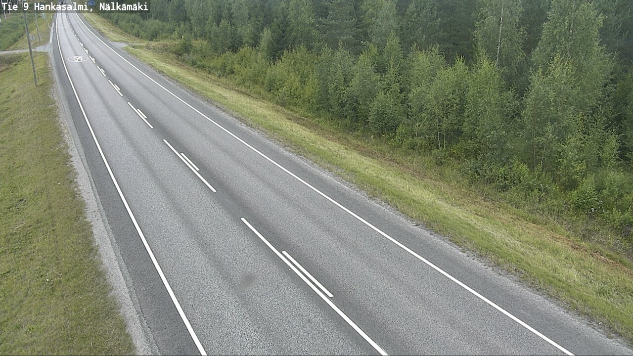Weather Camera Image Road 9 Hankasalmi, Nälkämäki, Hankasalmi, Keski-Suomi