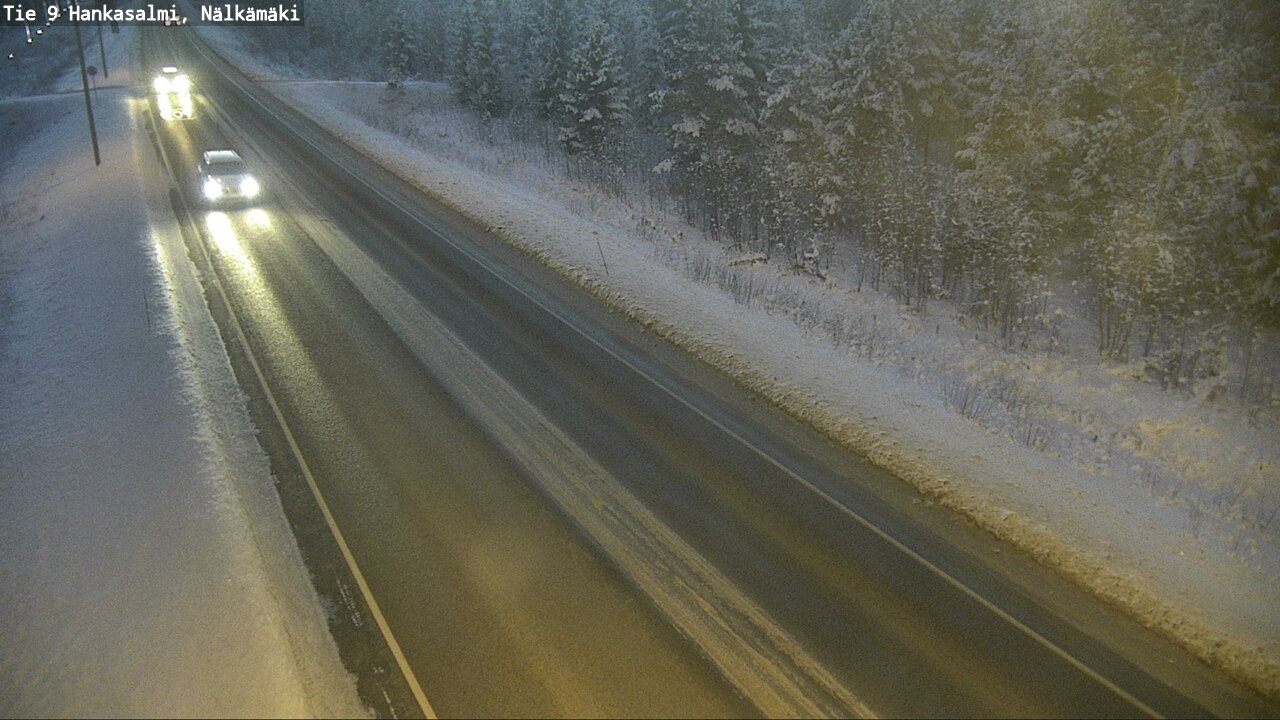 Weather Camera Image Road 9 Hankasalmi, Nälkämäki, Hankasalmi, Keski-Suomi