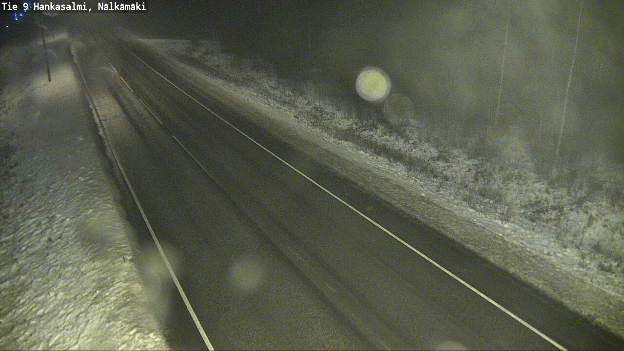 Weather Camera Image Road 9 Hankasalmi, Nälkämäki, Hankasalmi, Keski-Suomi