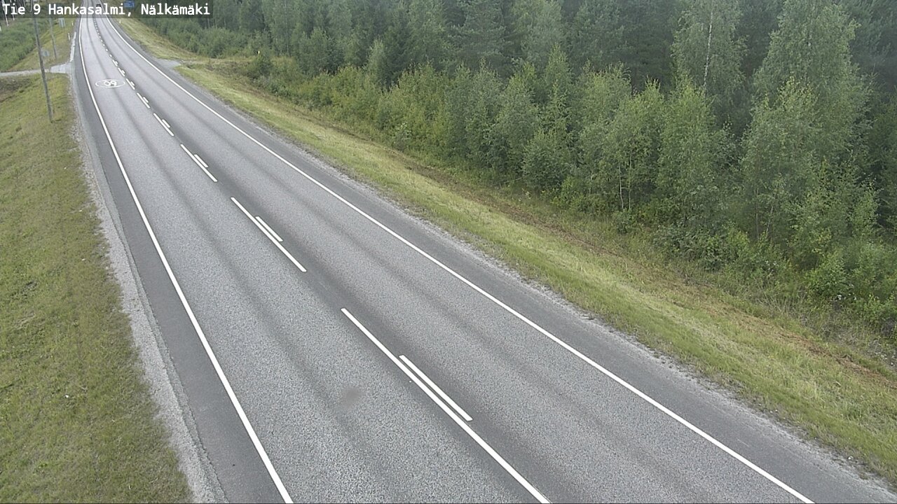 Weather Camera Image Road 9 Hankasalmi, Nälkämäki, Hankasalmi, Keski-Suomi