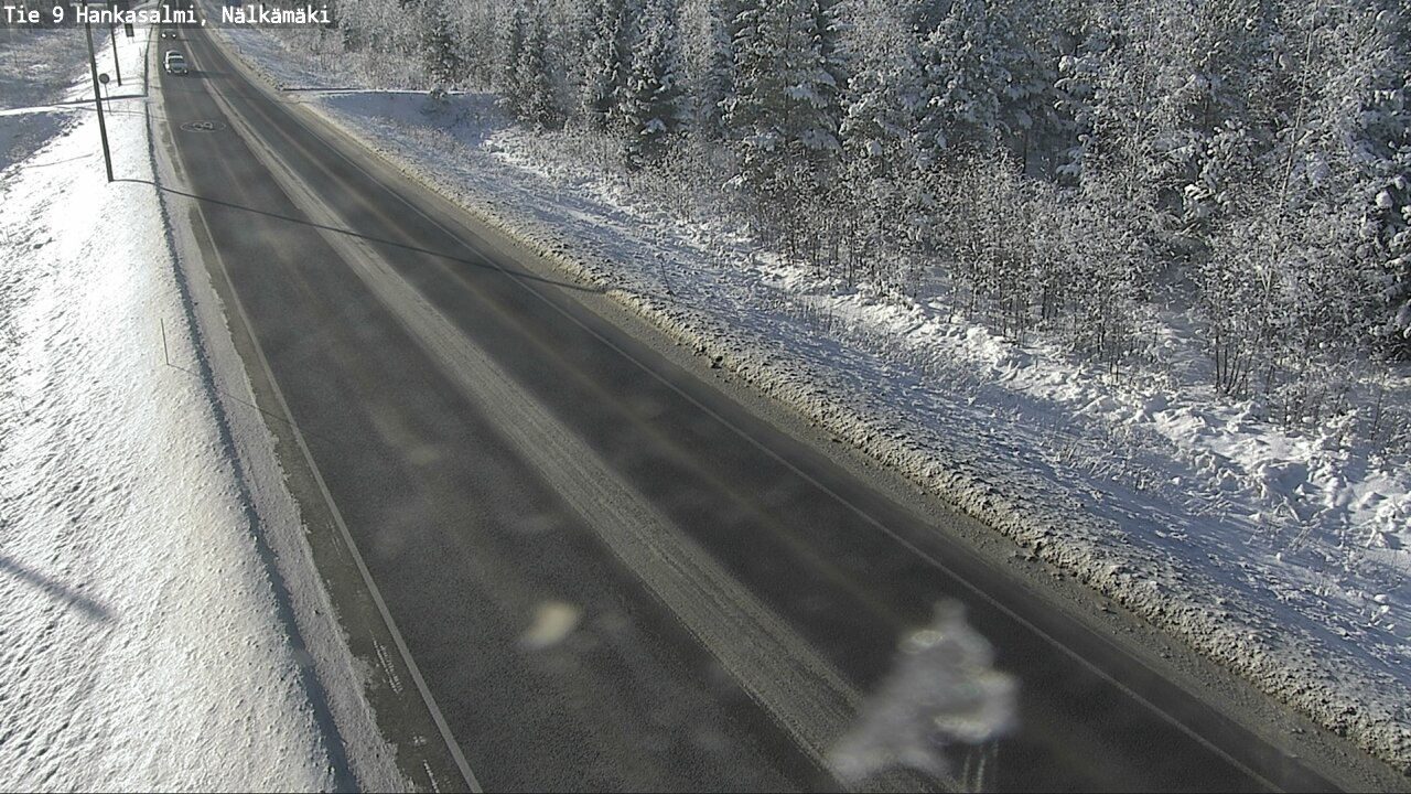 Weather Camera Image Road 9 Hankasalmi, Nälkämäki, Hankasalmi, Keski-Suomi