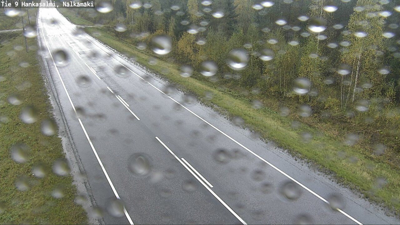 Weather Camera Image Väg 9 Hankasalmi, Nälkämäki, Hankasalmi, Keski-Suomi