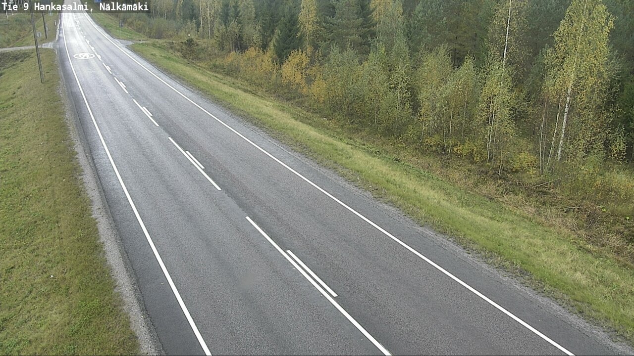Weather Camera Image Road 9 Hankasalmi, Nälkämäki, Hankasalmi, Keski-Suomi