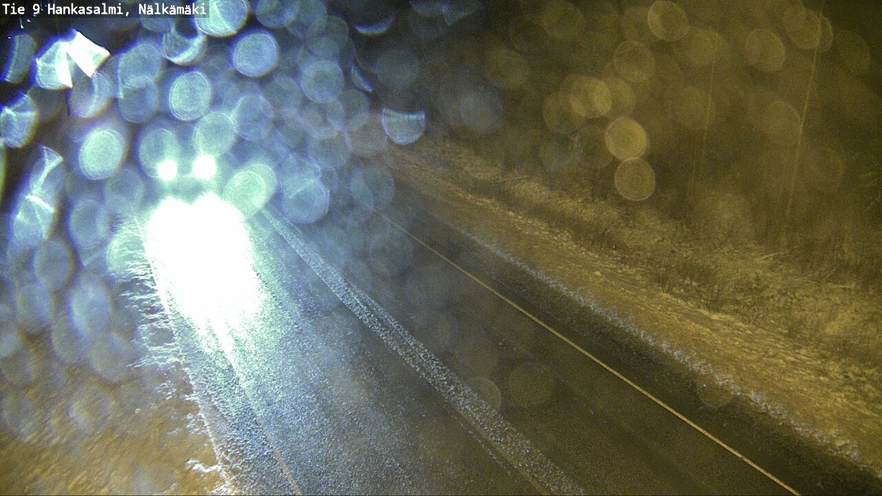 Weather Camera Image Road 9 Hankasalmi, Nälkämäki, Hankasalmi, Keski-Suomi