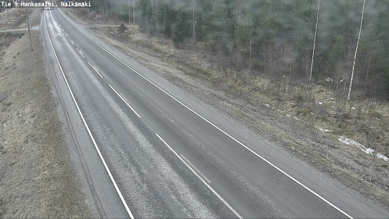 Weather Camera Image Road 9 Hankasalmi, Nälkämäki, Hankasalmi, Keski-Suomi